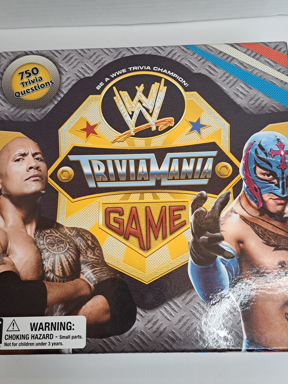 WWE TRIVIA MANIA Board Game w/ 750 Questions Modern Era, Classic, & Attitude